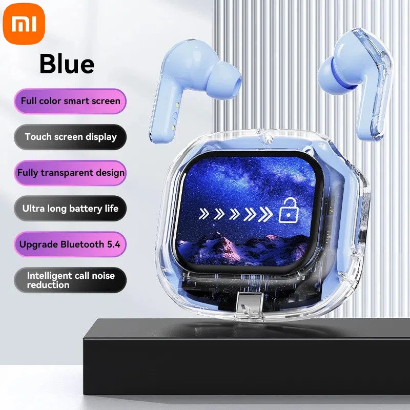 Xiaomi Wireless Earphones Air Max Bluetooth 5.4 Smart Touch Screen Earphones HIFI Long Endurance Noise Reduction Earphones