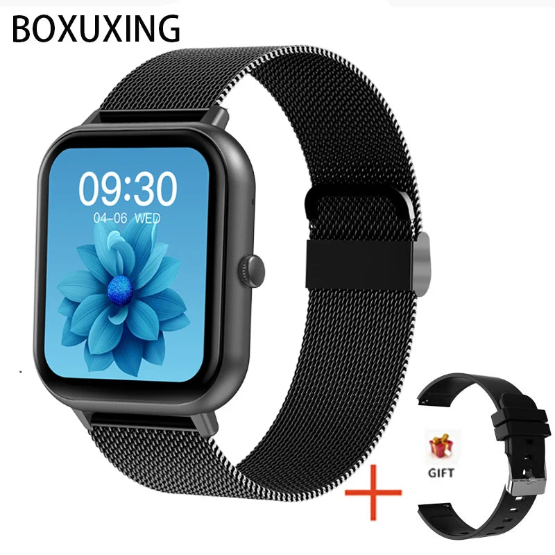 2024 New For Xiaomi Smart Watch Women Bluetooth Call Sport Fitness Tracker Watch Health Monitor Fashion Ladies Men Smartwatch