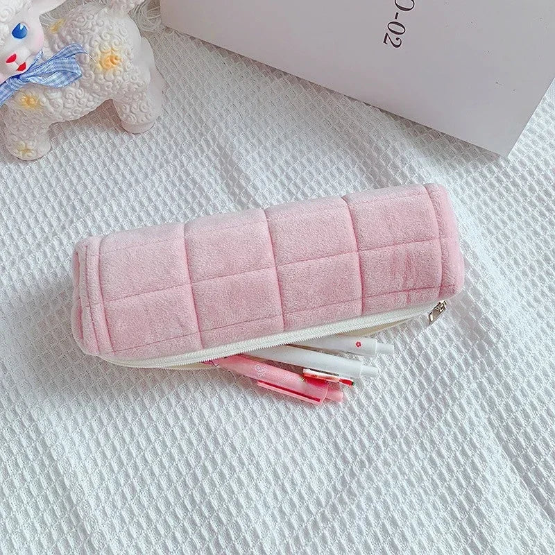 Pencil Bag Large Capacity Storage Bag Student Exams Stationery Pen Case Travel Make-up Storage Case School Supplies