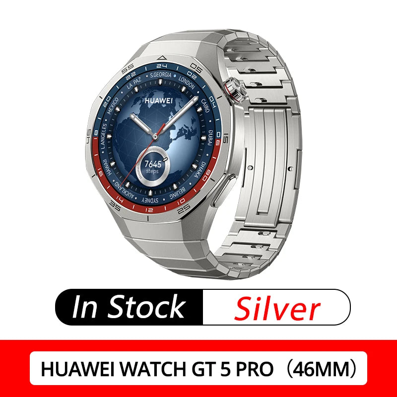 New Huawei WATCH GT 5 Pro Smartwatch Heart Rate Blood Oxygen Monitor Sport Watch IP69K Waterproof 2-Week Battery