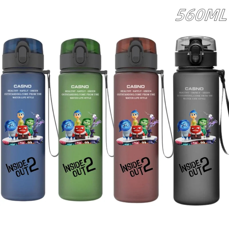 Anime Inside Out 2 Joy Sadness Fear Disgust Animation Animation Outdoor Sports Fitness Cycling Marathon Running Water Bottle