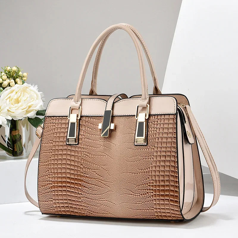 Casual Tote Bags Quality Leather Female Crossbody Bags 2024 New Luxury Handbags Women Bags Designer for Women Shoulder Bag Sac