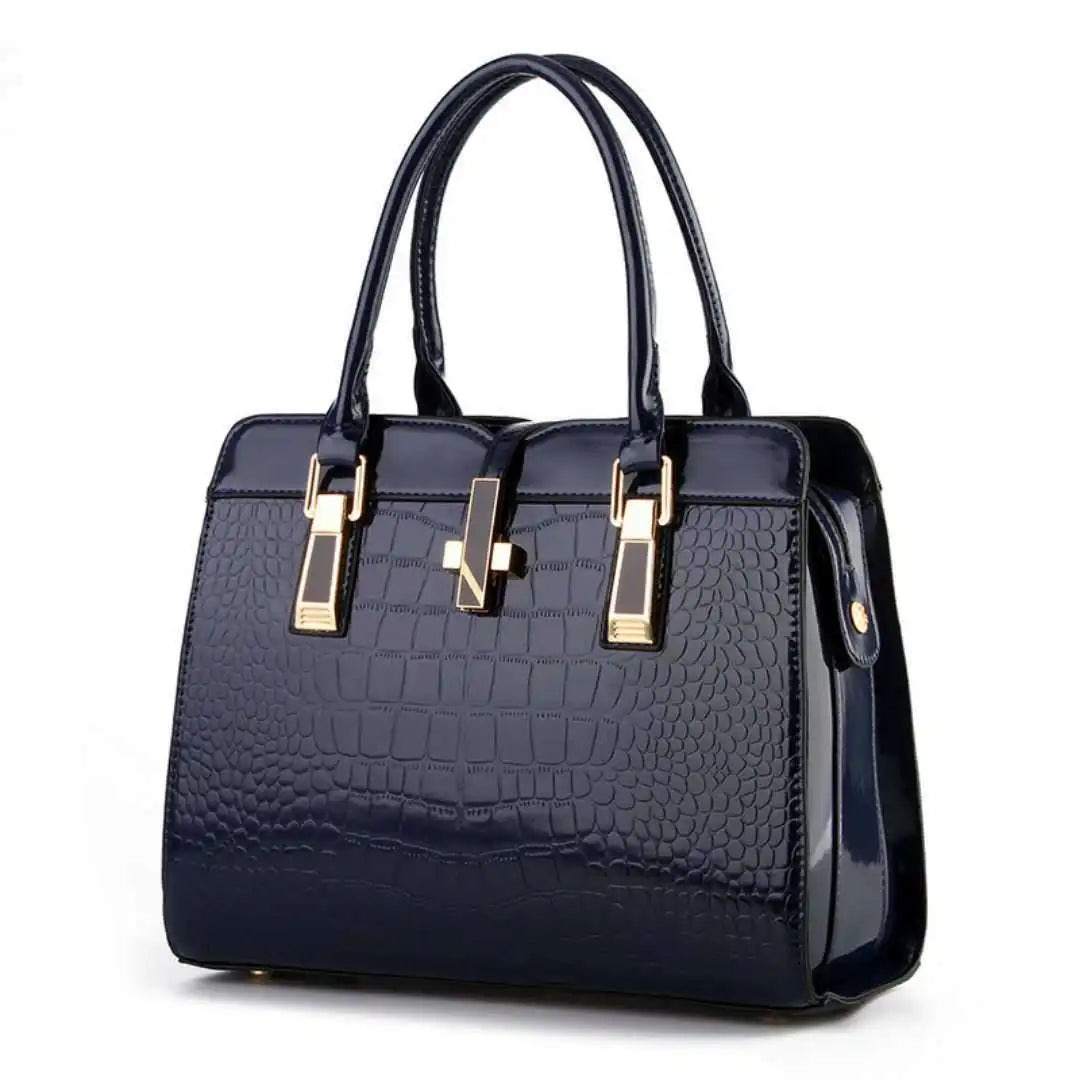 Luxury Brand Designer Women'S Handbag with Large Capacity Single Shoulder Crossbody Bag Crocodile Pattern Commuting Tote Bag