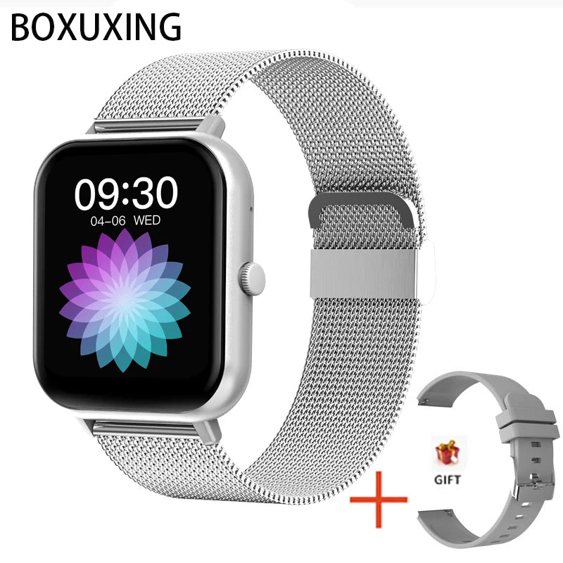 2024 New For Xiaomi Smart Watch Women Bluetooth Call Sport Fitness Tracker Watch Health Monitor Fashion Ladies Men Smartwatch