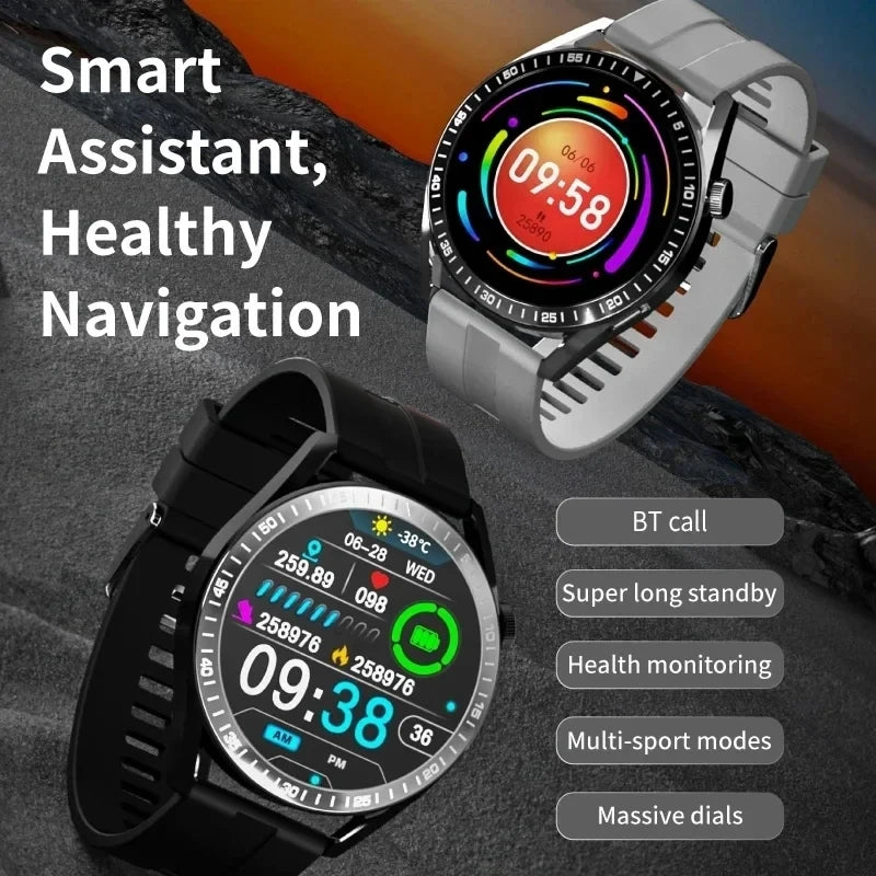 New GPS Smart Watch GT4 for Men Women AMOLED 360*360 HD Screen Heart Rate DIY Face Bluetooth Call SmartWatch NFC GT4 Pro 2024