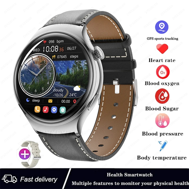 For Huawei GT4 Mini Smart Watch Women 360*360 AMOLED HD Screen NFC IP68 Waterproof Heart Rate Health Monitor Smartwatch 2024 New