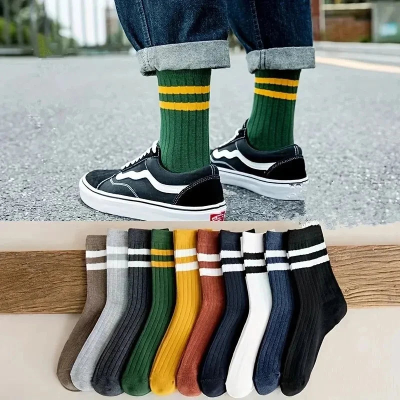 20/10/6/5/4/3/1pairs Men's Fashion Cotton Breathable Comfortable Ankle Socks, Men's Summer Socks