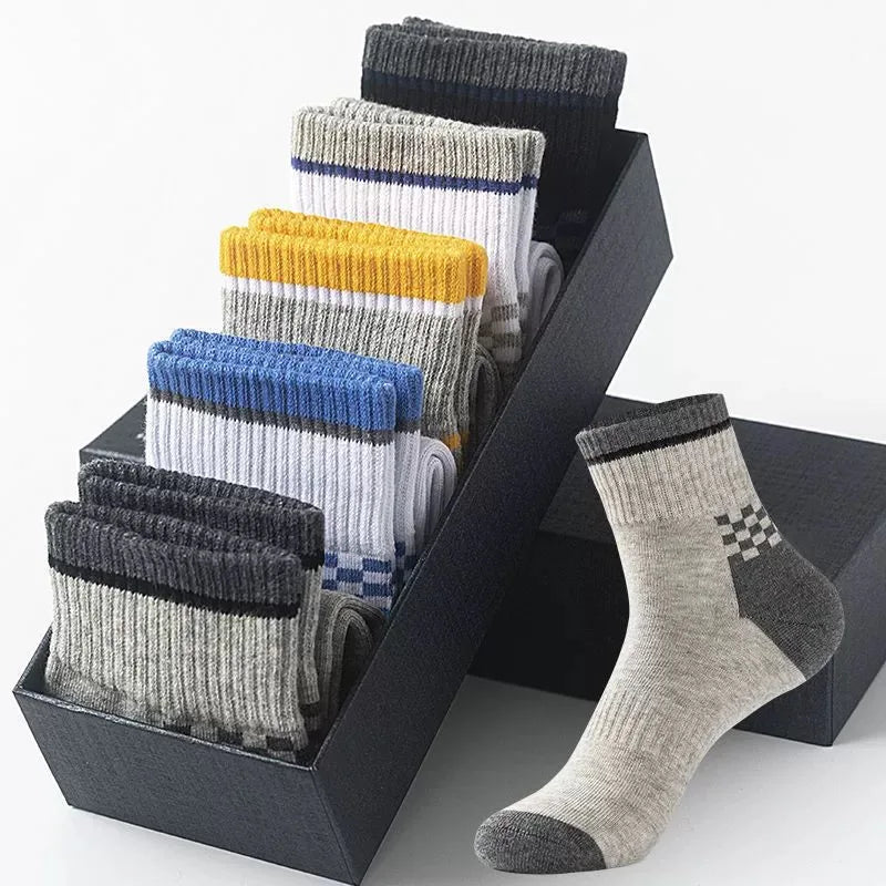 20/10/6/5/4/3/1pairs Men's Fashion Cotton Breathable Comfortable Ankle Socks, Men's Summer Socks