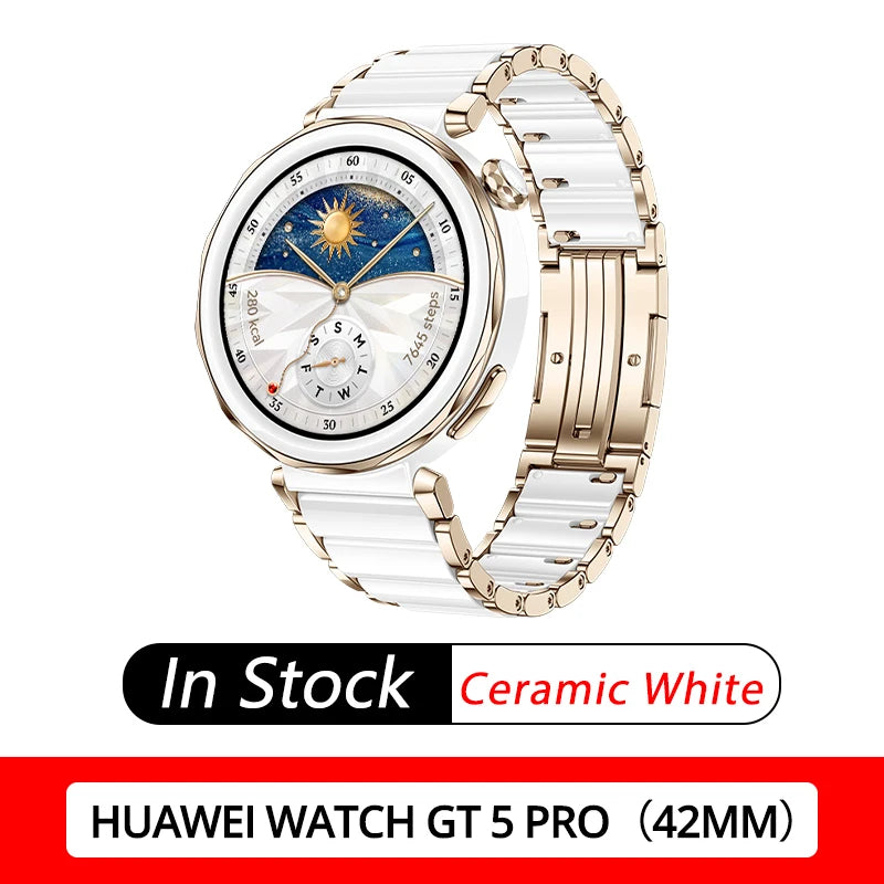 New Huawei WATCH GT 5 Pro Smartwatch Heart Rate Blood Oxygen Monitor Sport Watch IP69K Waterproof 2-Week Battery