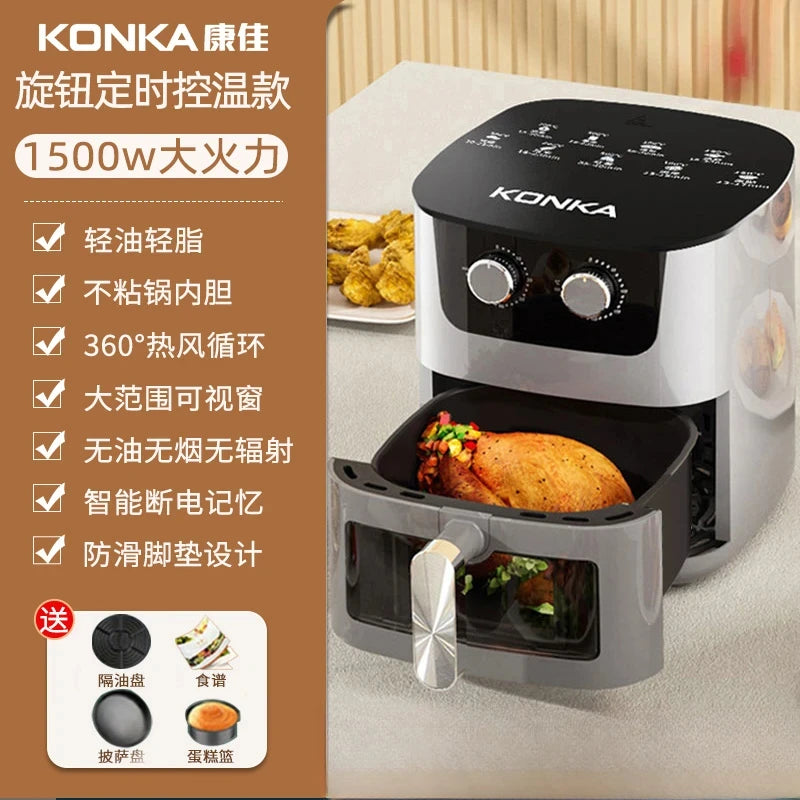 Konka air fryer visualisation large capacity household new multi-function automatic oil-free electric oven all-in-one machine