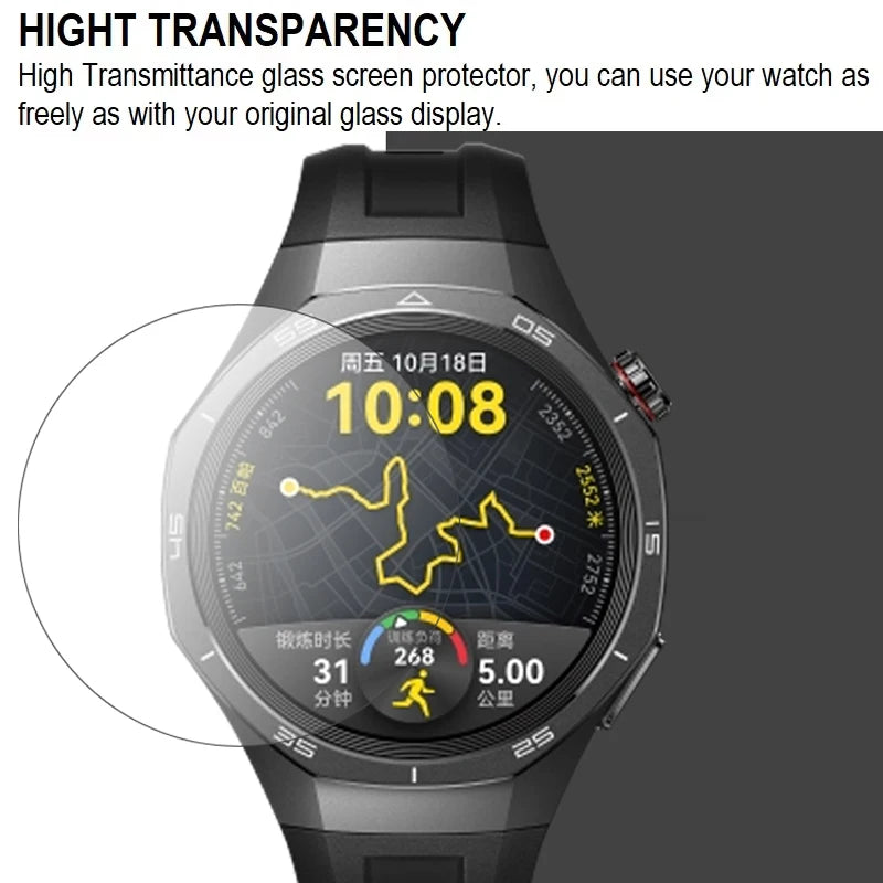 Tempered Glass Screen Protector For Huawei Watch GT 5 Pro Full Cover Anti-scratch Film For huawei GT5 Pro 42MM 46MM Accessories