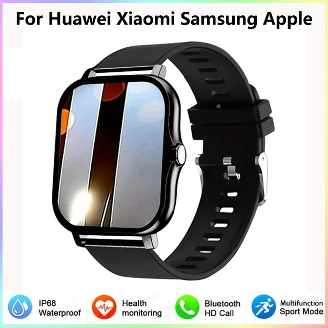 2024 Smart Watch For Men Women Gift Full Touch Screen Sports Fitness Watches Bluetooth Calls Digital Smartwatch Wristwatch NEW